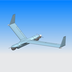 美国ScanEagle扫描鹰无人机3D模型三维模型/ug/stp/igs格式