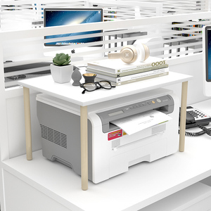 打印机架子置物架托架办公室桌面电脑显示器增高支架分层收纳书架