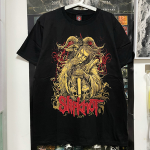 【泰版】Slipknot活结乐队泰国潮牌进口金属摇滚男女短袖T恤 D-5