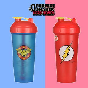 美国Perfect Shaker超级英雄摇杯超人便携式塑料健身蛋白粉摇摇杯