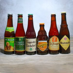 【泱赐精选】6瓶比利时修道院三料啤酒 罗斯福8号圣伯纳10号妖月