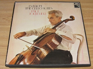 托特里埃 Tortelier 巴赫 无伴奏 大提琴组曲 3LP UK版黑胶B078