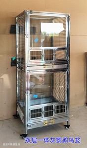 双层大型鹦鹉鸟笼繁殖笼 304不锈钢多层鹦鹉鸟笼结实耐用厂家直销