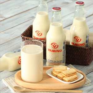 泰国进口 哇米诺 特浓原味豆奶 玻璃瓶装 维他奶早餐奶 300ml