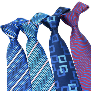 建行领带同款男士员工工作服条纹拉链款免打免系懒人方便领带夹