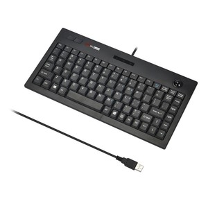 多媒体键盘鼠标一体化带轨迹球迷你USB有线工业轨迹球键盘MC-9712
