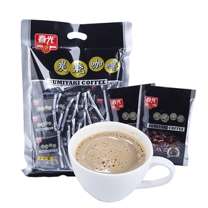 海南特产春光炭烧咖啡817g(43包)*2袋冲调三合一速溶碳烧咖啡