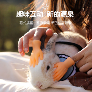 宠物兔子解闷玩具手指逗龙猫荷兰猪金丝熊兔兔玩的磨牙生活用品