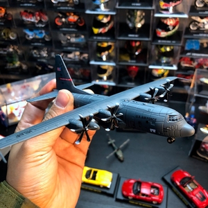 1：200美军大力神运输机跳伞机C-130金属飞机固定翼模型摆件玩具