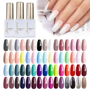Milky White Rubber Base Gel Polish Nude light Therapy Nail