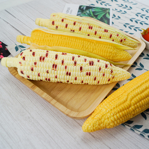 仿真玉米模型 PU假玉米棒水果蔬菜橱柜商场饭店摆设装饰道具玩具