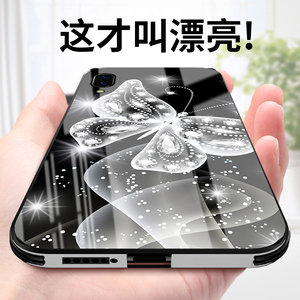 vivox23手机壳女款玻璃镜面保护套潮牌新款超薄全包防摔个性创意潮款步步高时尚女潮nex网红炫彩版x23幻彩版