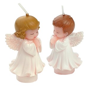 蜡烛天使男孩女孩蜡烛摆件翅膀儿童蜡烛周岁儿童生日蛋糕装饰摆件