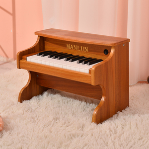 曼伦儿童钢琴玩具25键宝宝早教男女孩周岁礼物0-5岁可弹奏小钢琴