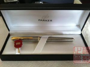 PARKER SONNET 派克 卓尔系列 18K金笔 法国产 钢笔纯银笔杆金尖