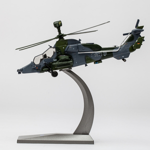 【免费刻字】AF1直升机模型欧洲EC665虎式武装直升机合金成品模型
