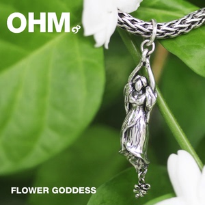 OHMbeads OHM 美国 925银 23-3 Flower Goddess 花神 蜜蜂 吊坠