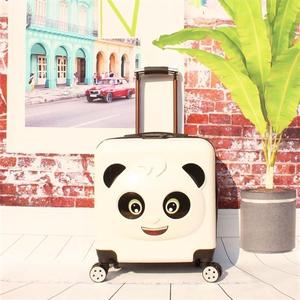 20寸拉杆登机箱儿童拉杆箱骑行行李箱可做可骑宝宝卡通小学生熊猫