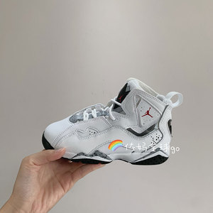 现货Jordan True Flight 童鞋 AJ7男女童运动鞋 加强版乔7篮球鞋