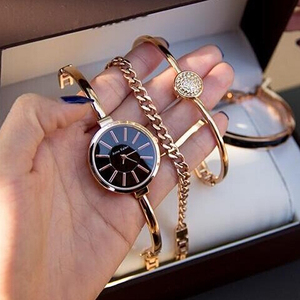 美国代购正品Anne Klein 1470GBST AK时尚手镯金色女士手表