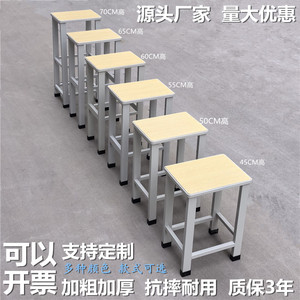 学校学生凳子 工厂板凳车间流水线工作凳  防静电方凳 高凳可订制