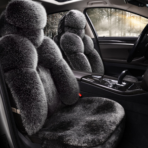 汽车座套冬季专用保暖长短毛绒坐垫羽绒棉新款小车座垫全包座椅套