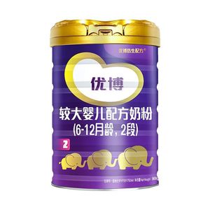 圣元优博婴儿配方奶粉2段900g（6-12月龄）法版优博900g新包装