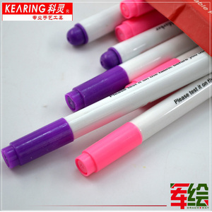 科灵褪色笔 气消笔 自动消色紫色粉色 服装点位用 自动退色笔