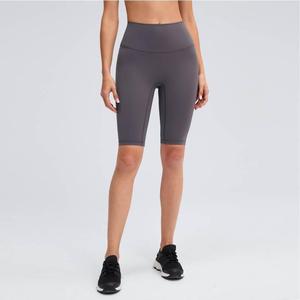 lu2024新款花色健身裤女高腰弹力紧身提臀瑜伽跑步训练运动五分裤