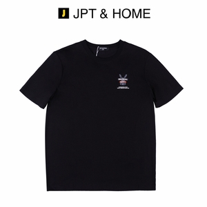 JPTHOME23夏轻潮系列男士合体型卡通图案印花短袖圆领T恤