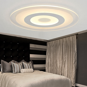 2022年卧室灯具现代简约led吸顶灯小客厅亚克力材质圆形经典灯饰