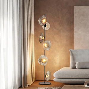 意大利设计师创意手工玻璃客厅沙发边落地灯简约卧室书房装饰台灯