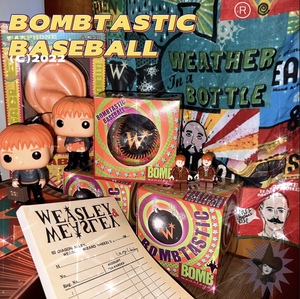 原创爆弹棒球玩具韦斯莱笑话商店收藏摆件 离子态爆炸乙女