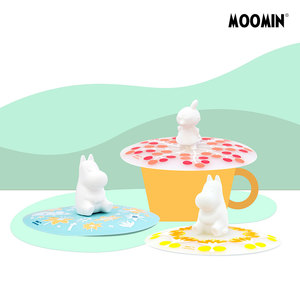 姆明Moomin官方 卡通马克杯盖通用水杯盖硅胶杯盖配件圆形杯子盖