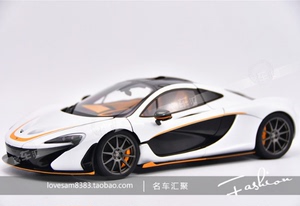 奥拓 1:18 AUTOART 迈凯轮 P1 麦克拉伦 白色 车模