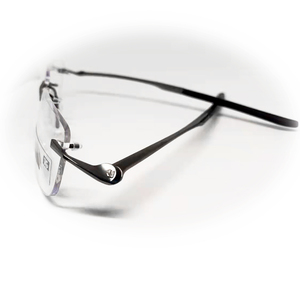 豪雅TAG银黑色奢华无框光学眼镜镜架1103 5717135