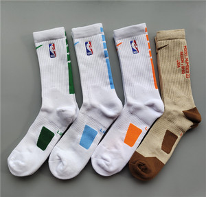 19款NBA长筒篮球袜中筒球员版毛巾底精英袜实战训练运动男款袜子