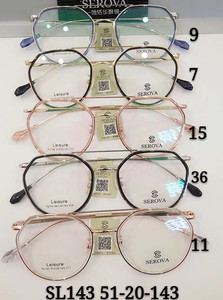 施洛华SEROVA潮超轻男女款眼镜架双梁蛤蟆镜可配近视眼镜框SL143