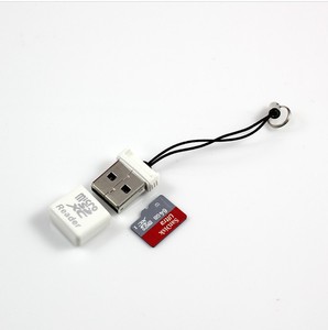 正品超小超短车载微小迷你 micro sd读卡器Mini手机内存卡TF转USB
