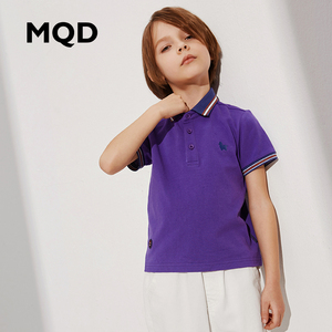 MQD童装男童夏装条纹POLO衫2019新款中大童短袖T恤儿童韩版休闲