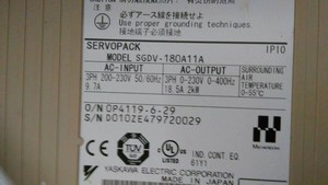 全新原装安川伺服驱动器SGDV-180A11A 质保一年现货包邮欢迎询价