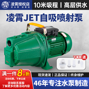 广东凌霄水泵喷射泵JET-100型150型增压泵家用泵井水抽水机高扬程