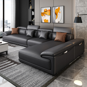 北欧轻奢乳胶免洗科技布沙发客厅现代简约小户型意式极简布艺沙发