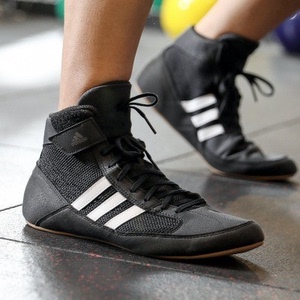 拳击鞋adidas阿迪达斯男深蹲鞋女阿迪硬拉摔跤鞋举重训练鞋拳击靴