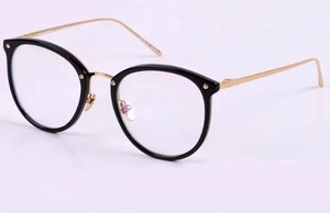 LINDA FARROW琳达法罗100%纯钛胶框超轻眼睛框男女近视光学眼镜架