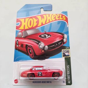 hotwheels 风火轮小跑车 MERCEDES-BENS 奔驰 300 SL 红色