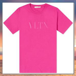 Valentino VLTN T-Shirt 男2024热销正品潮流T恤简约百搭短袖粉色
