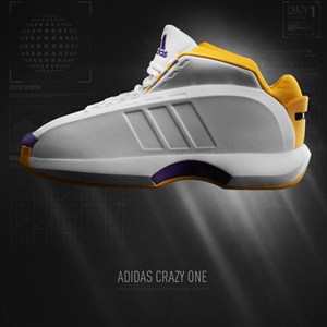 Adidas/阿迪达斯 CRAZY 1 科比面包鞋中帮复刻版专业篮球鞋防滑