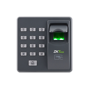 ZKTeco中控X6指纹门禁系统套装一体机控制器刷卡密码玻璃门电磁锁