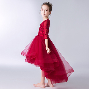 女童生日公主裙，红色儿童晚礼服…65包邮，二手闲置不退不换。